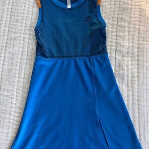 Adidas Women's Royal Blue Premium Primeknit Tennis Dress, XS